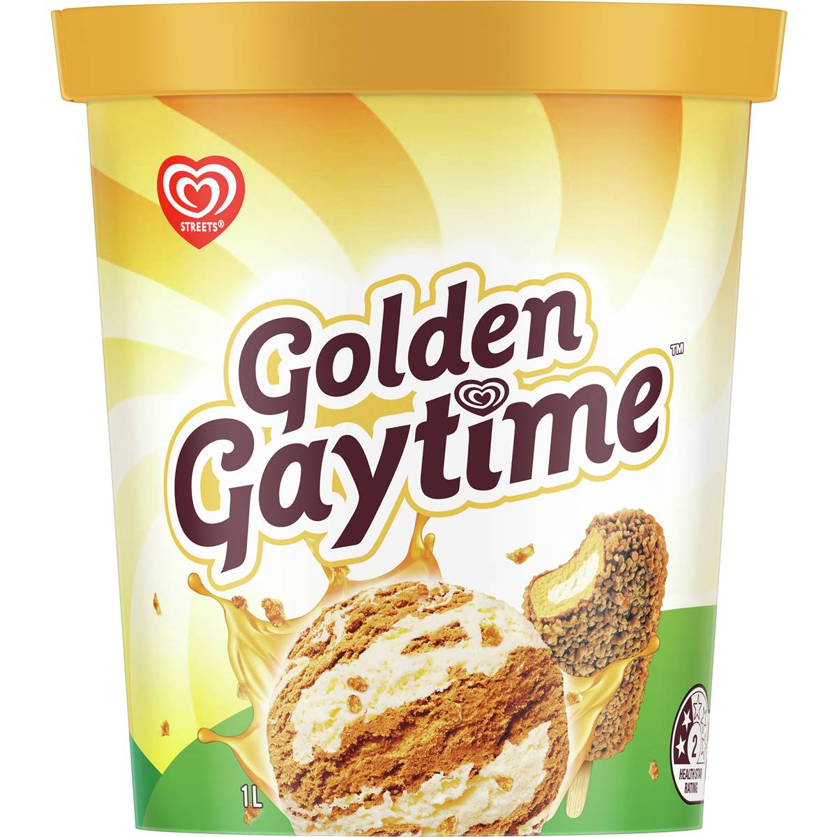 Golden Gaytime Tub 1L