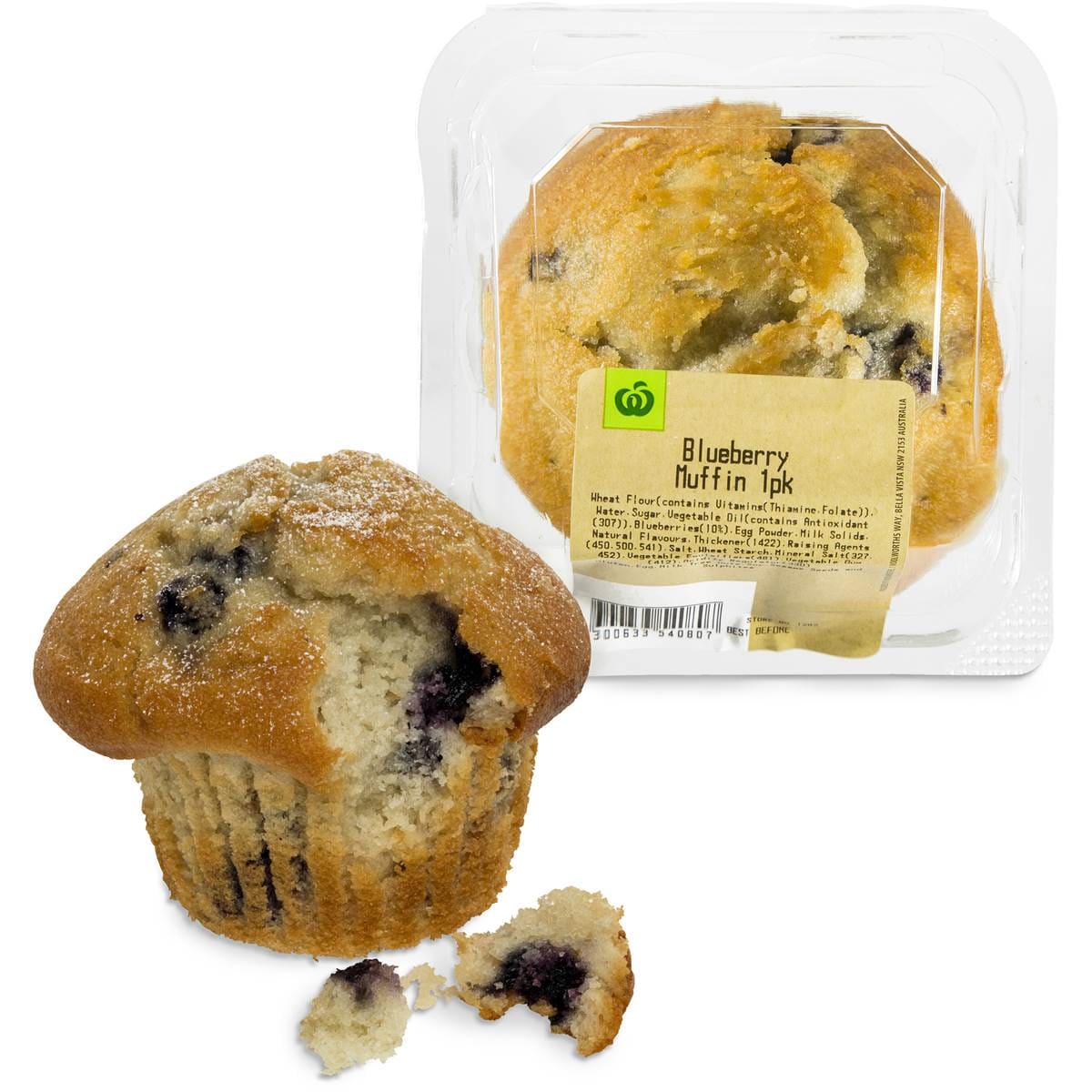 Woolworths Blueberry Muffin Single Each Woolworths