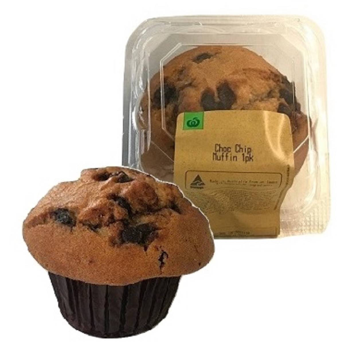 Woolworths Choc Chip Muffin Single