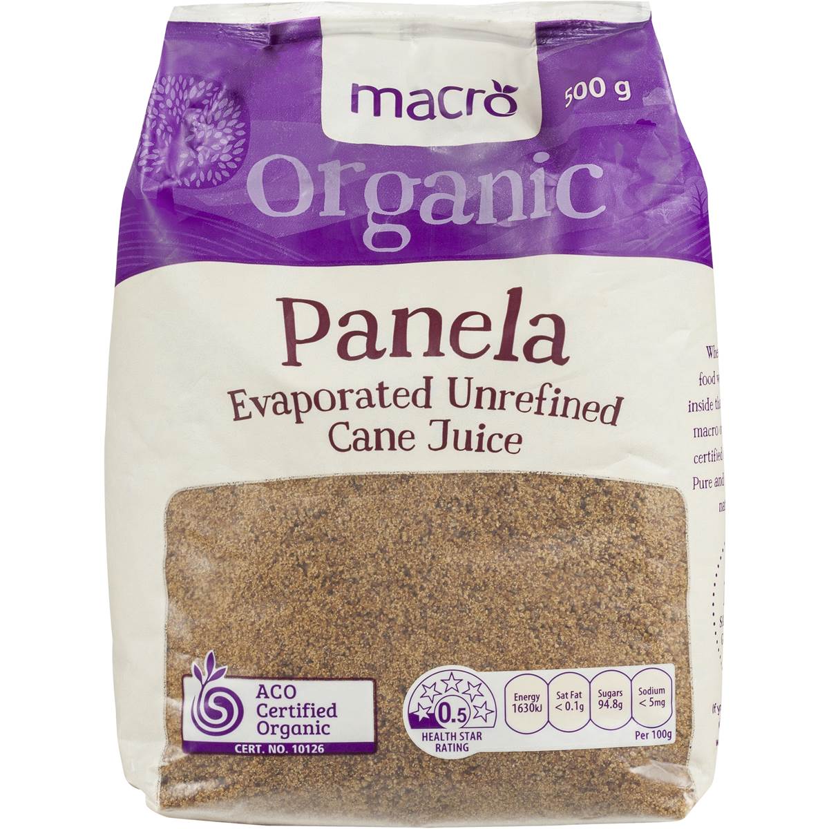 Macro Organic Panela Sugar 500g Woolworths