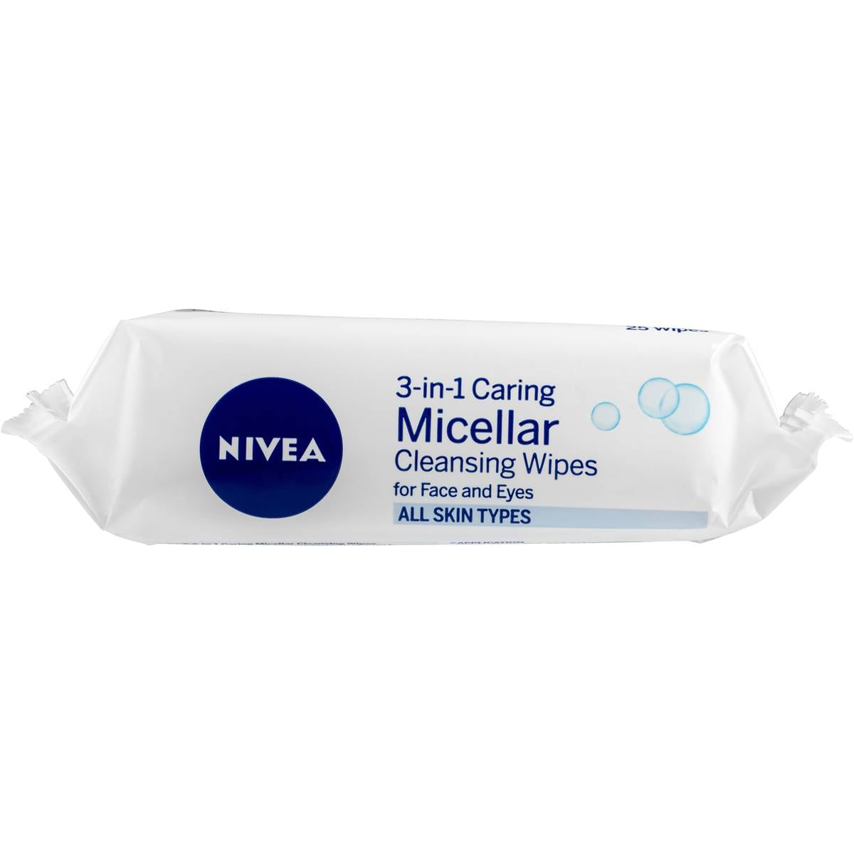 Nivea Micellar 3 In 1 Face Cleansing Wipes 25 Pack Woolworths