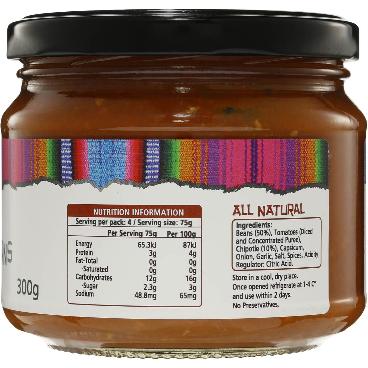 Ranchero Chipotle Baked Beans 300g Woolworths