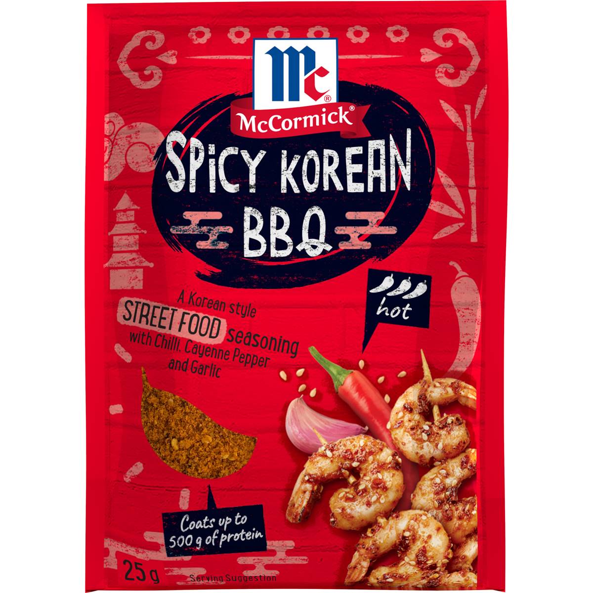 Mccormick Spicy Korean Bbq Street Food Seasoning 25g Woolworths