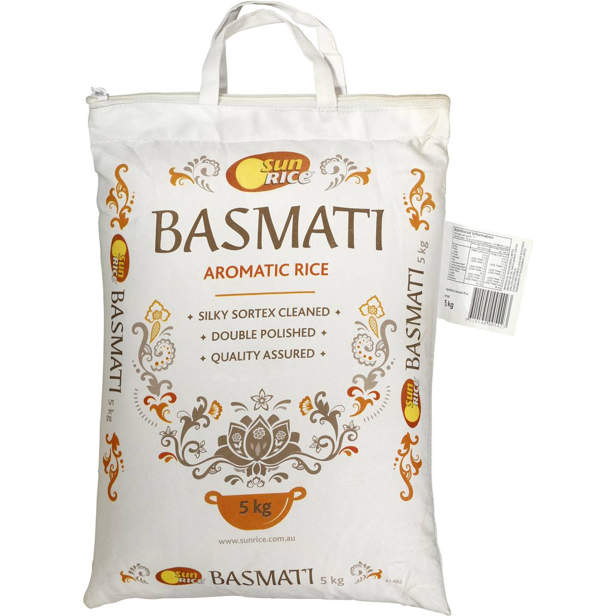 Sunrice Basmati Rice 5kg Woolworths