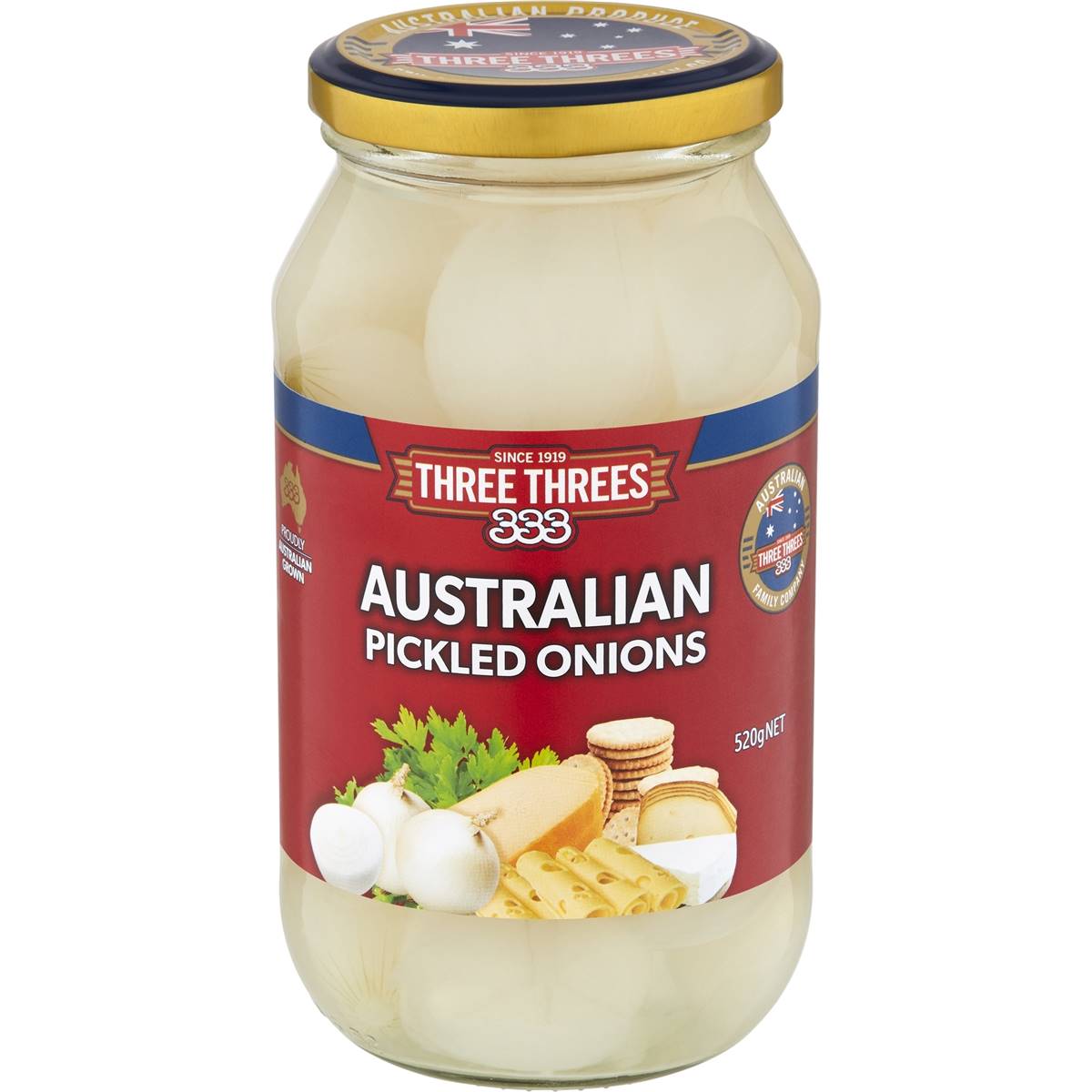 Three Threes Pickled Onions