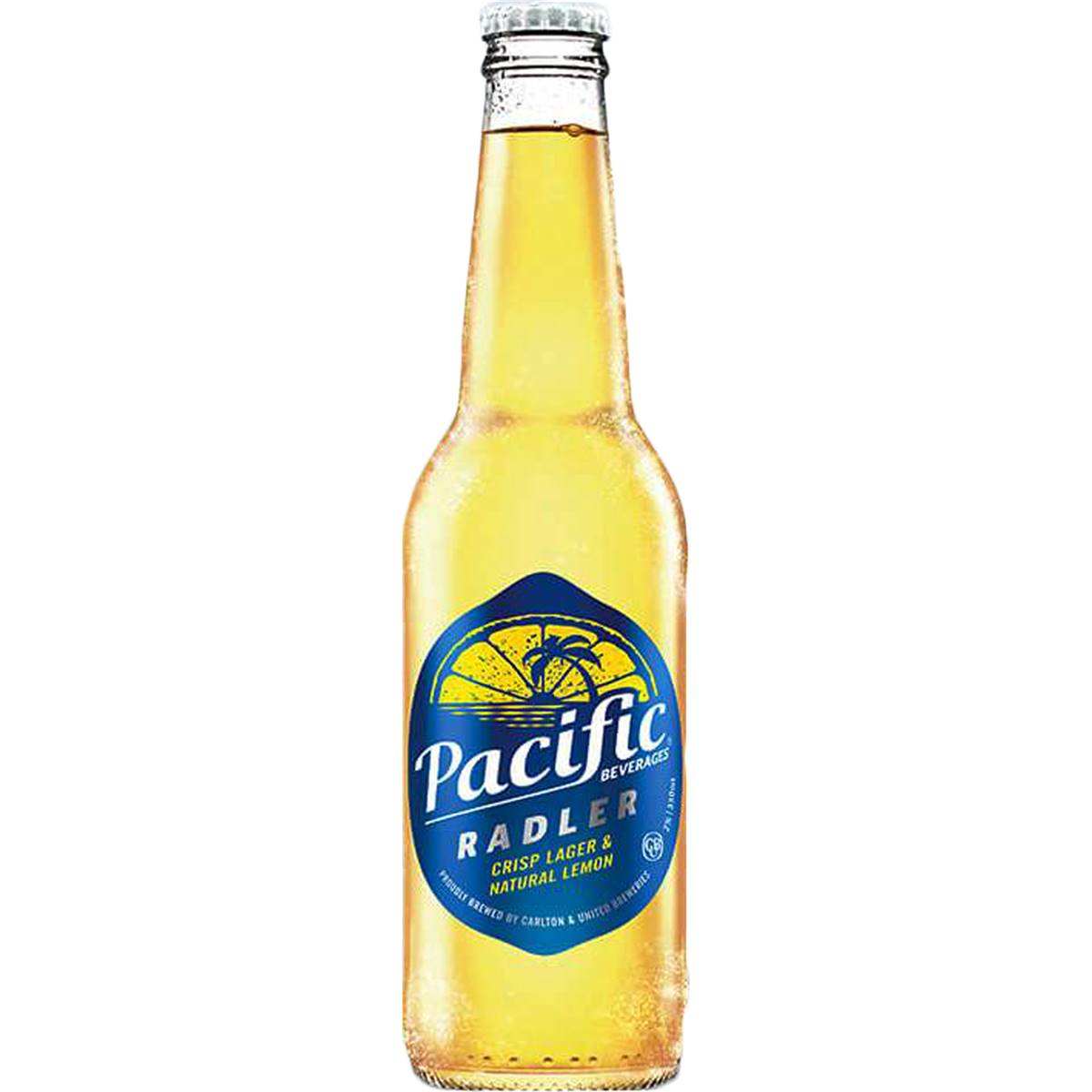 Pacific Beverages Radler Crisp Lager & Natural Lemon
