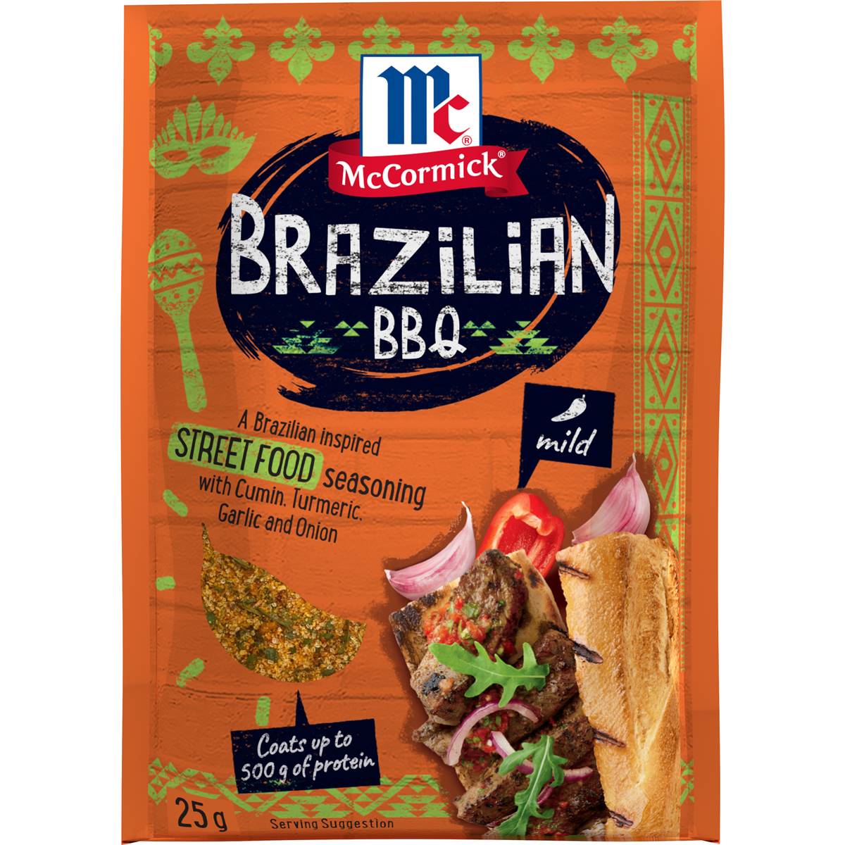 Mccormick Brazilian Bbq Street Food Seasoning 25g Woolworths
