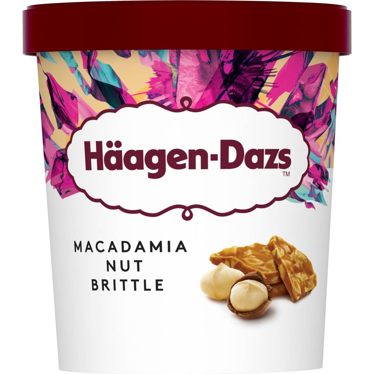 Haagen-dazs Macadamia Nut Brittle Ice Cream 473ml | Woolworths