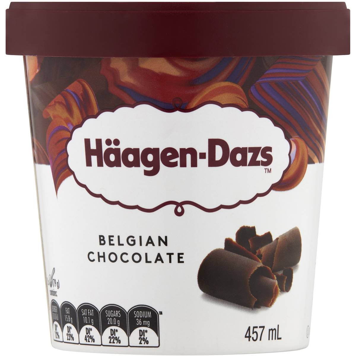 Haagen Dazs Belgian Chocolate Ice Cream 457ml | Woolworths