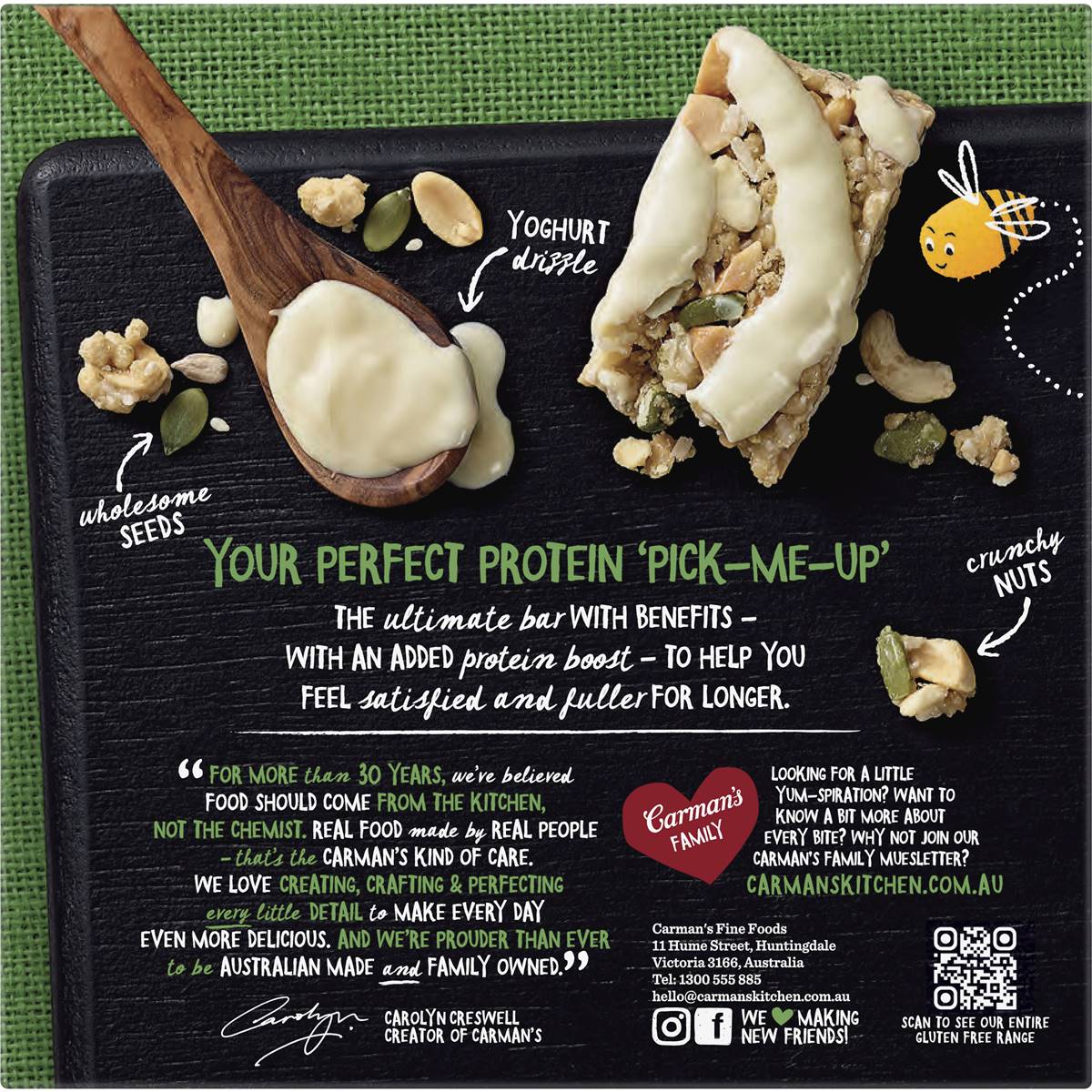 carman's protein muesli bars