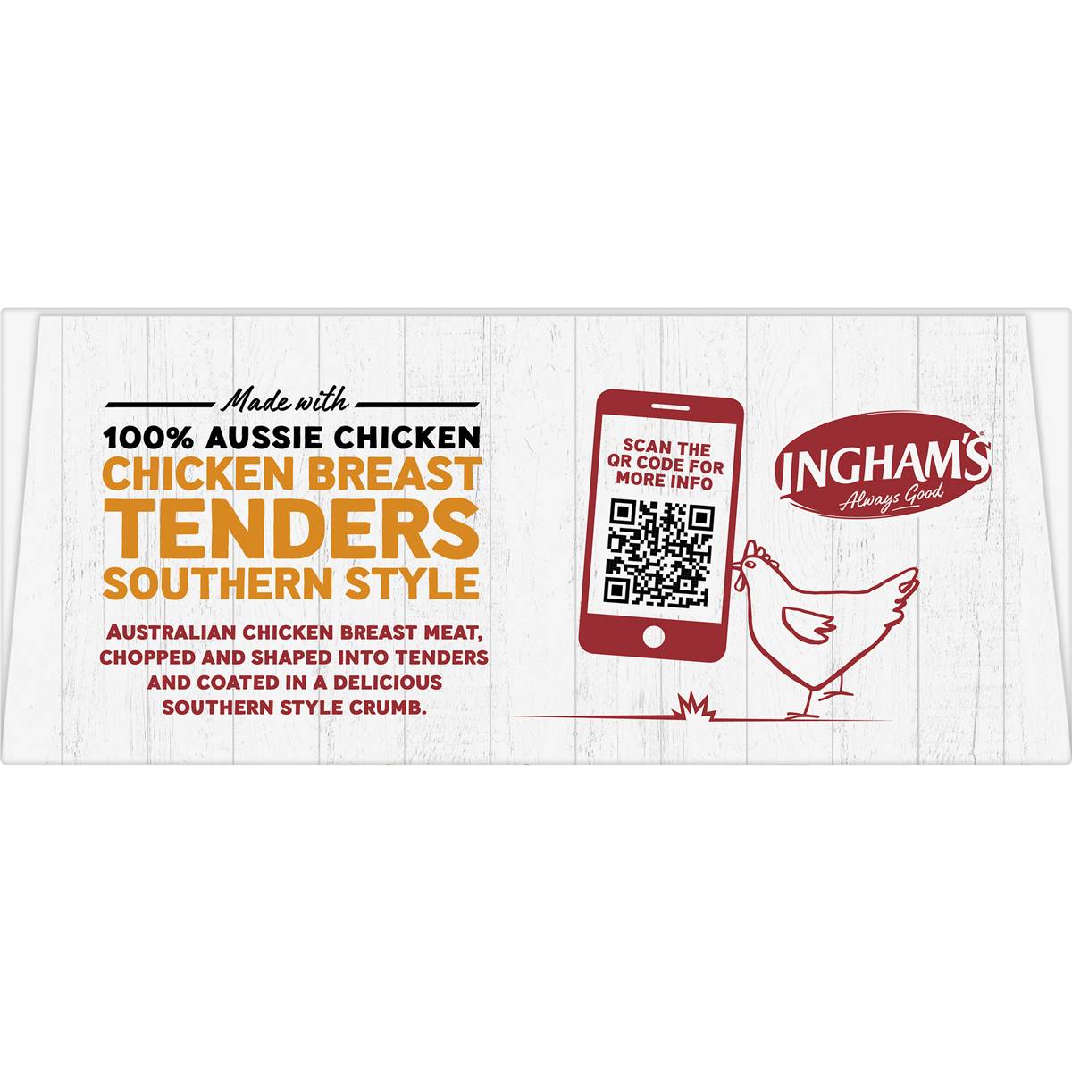 Ingham's Frozen Chicken Breast Tenders Southern Style 400g Woolworths