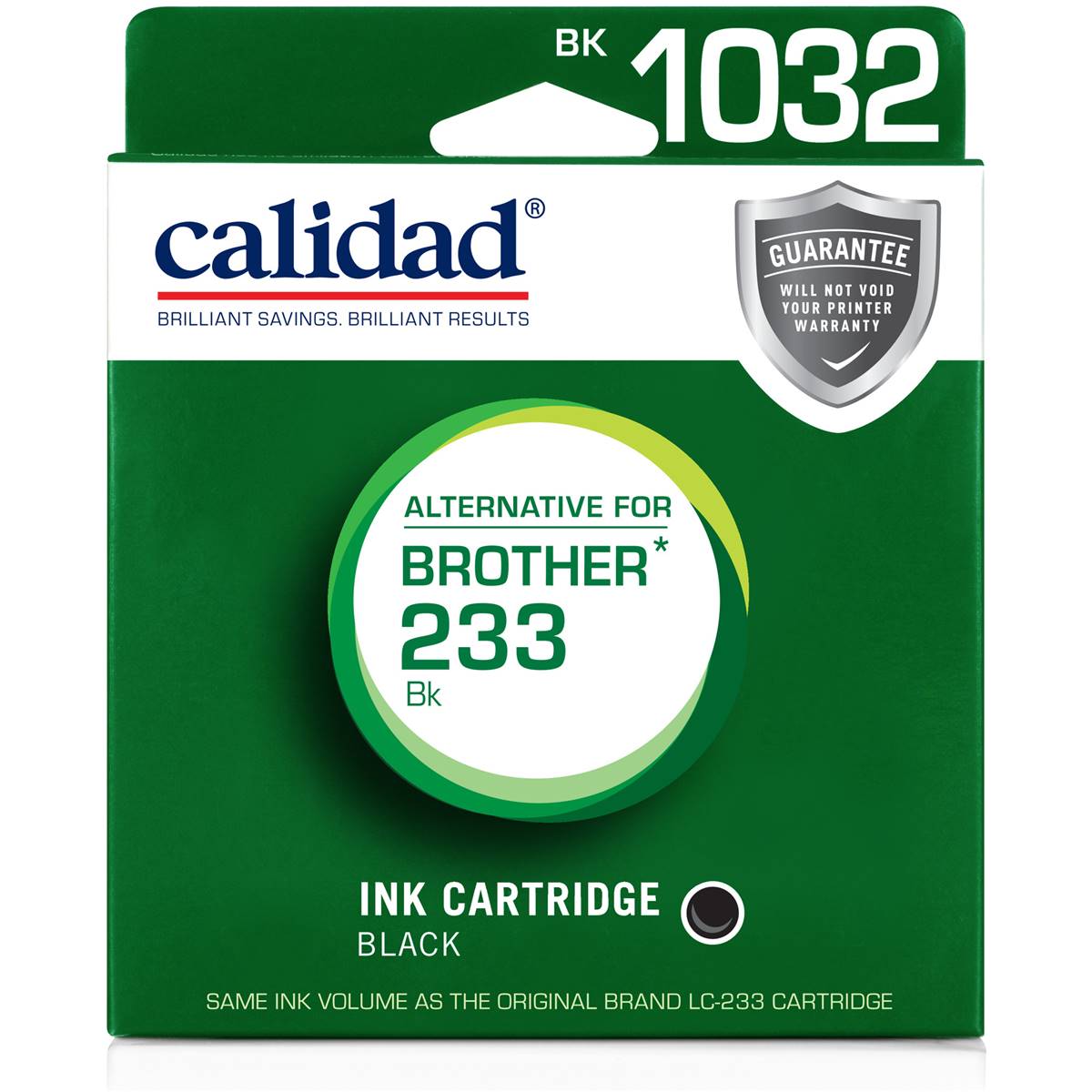Calidad Brother Printer Ink Lc-233 Lc-231 Black
