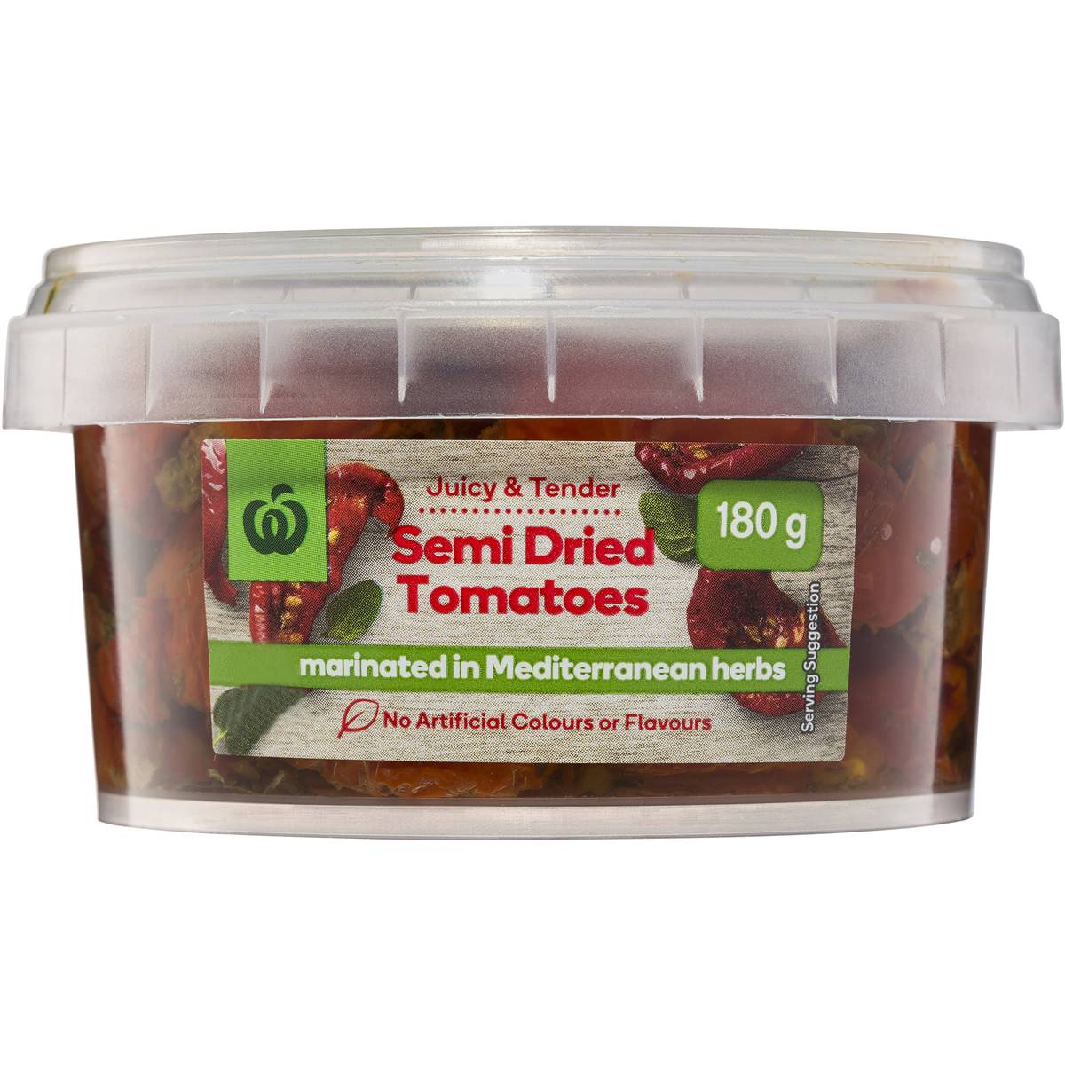 Woolworths Semi Dried Tomatoes & Herbs Prepacked 180g Woolworths