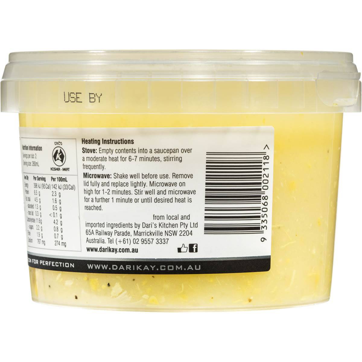 Darikay Chicken & Corn Soup 560ml Woolworths