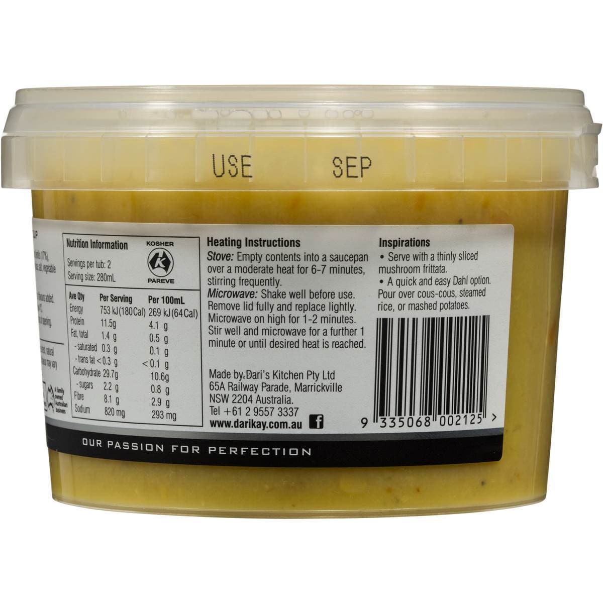Darikay Lentil Soup 560ml Woolworths