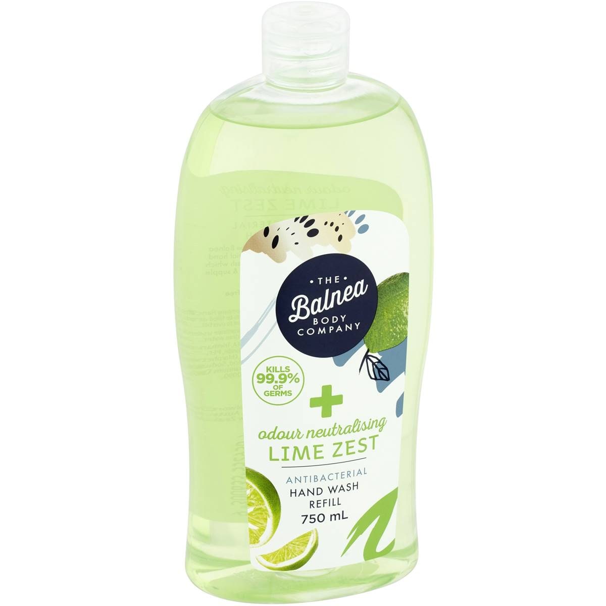 Balnea Lime Antibacterial Hand Wash Refill 750ml Woolworths