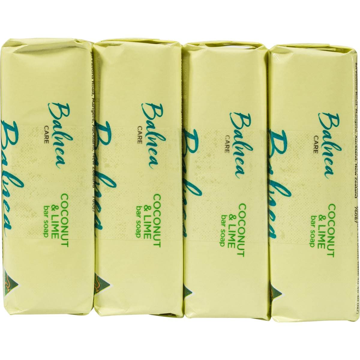 The Balnea Body Company Soap Coconut And Lime 100g X 4 Pack Woolworths