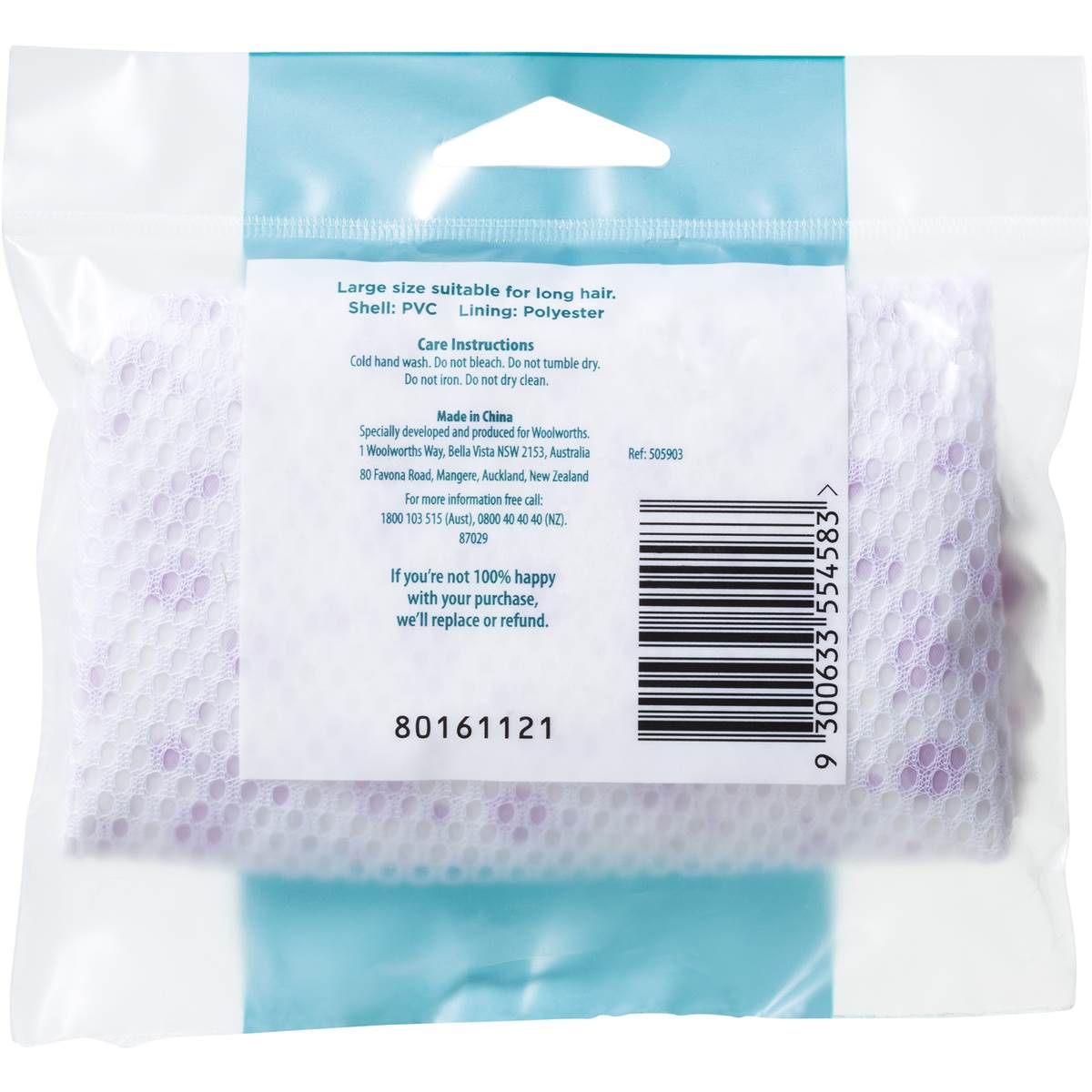 The Balnea Body Company Shower Cap Large Woolworths