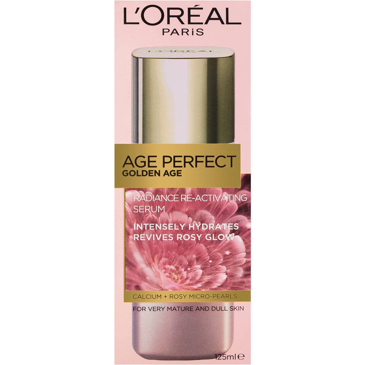 L'oreal Paris Golden Age Facial Serum Glow 125ml | Woolworths