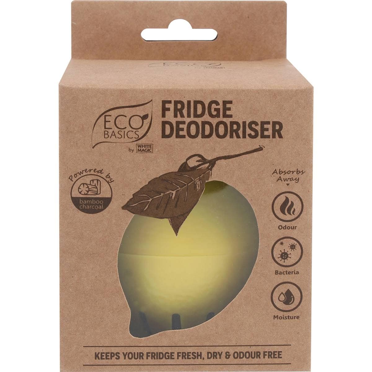 Eco Basics Fridge Deodoriser Lemon Each Woolworths