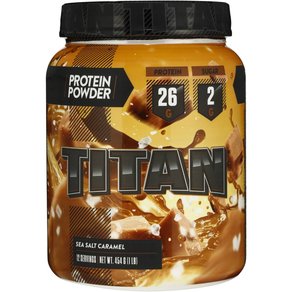Titan Protein Powder Sea Salt Caramel 454g | Woolworths
