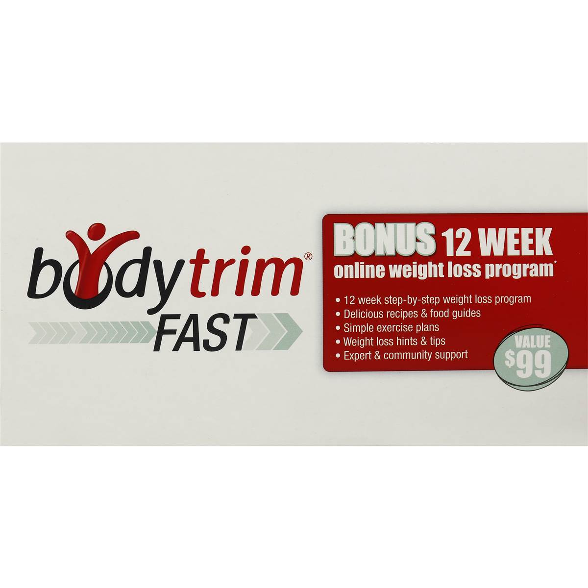 Bodytrim Meal Replacement Vanilla 18x55g Sachet Woolworths