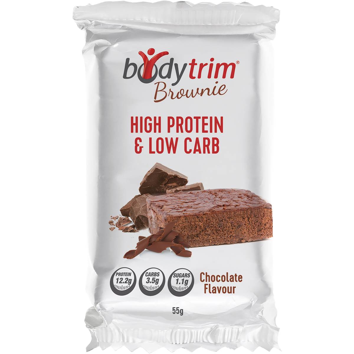Bodytrim Diet Slice Fudge Brownie 55g Woolworths