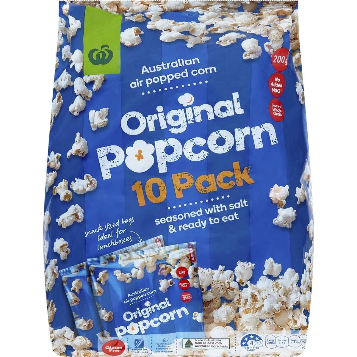 Woolworths Original Gluten Free Popcorn 