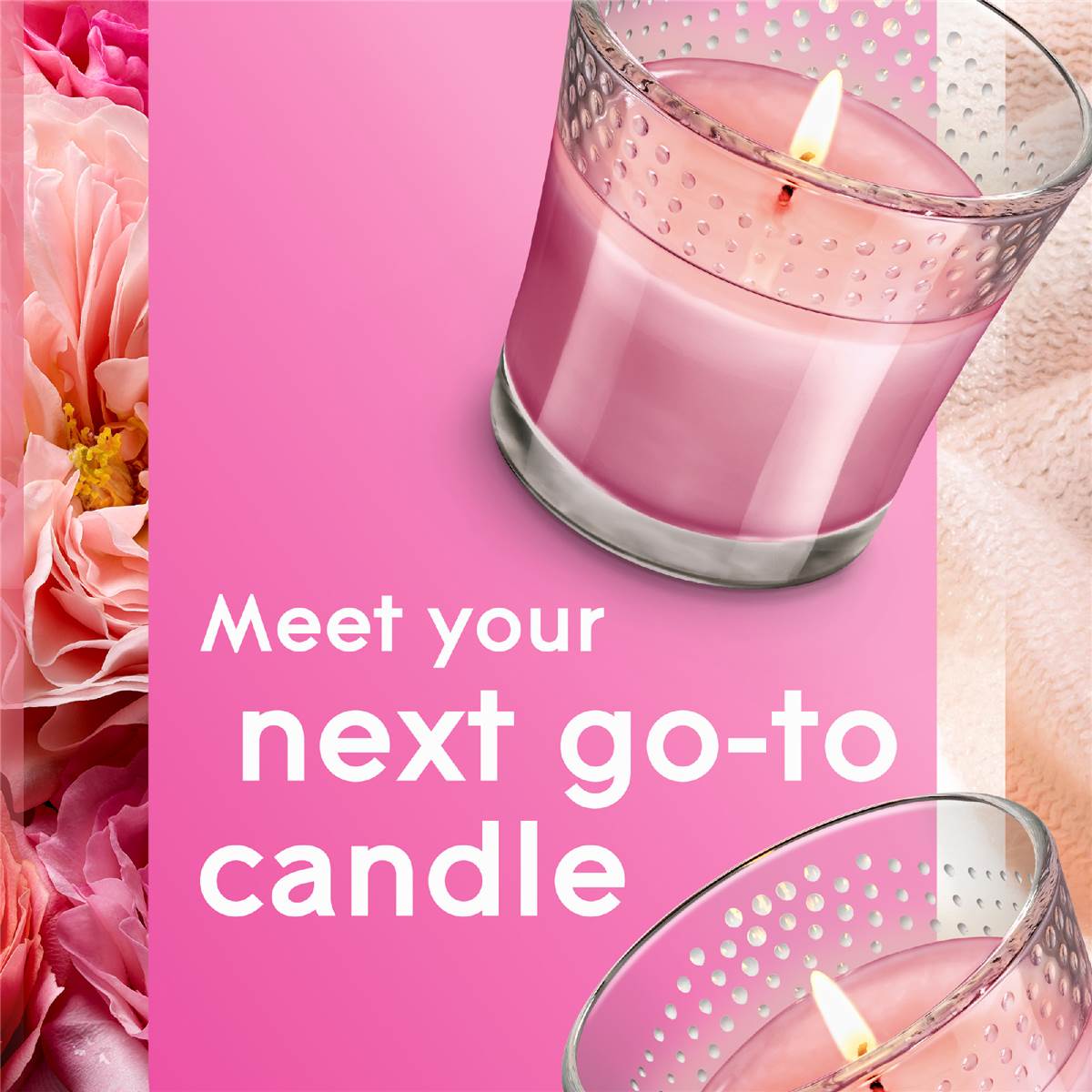 Glade Glade Candle Air Freshener Angel Whispers 96g Woolworths