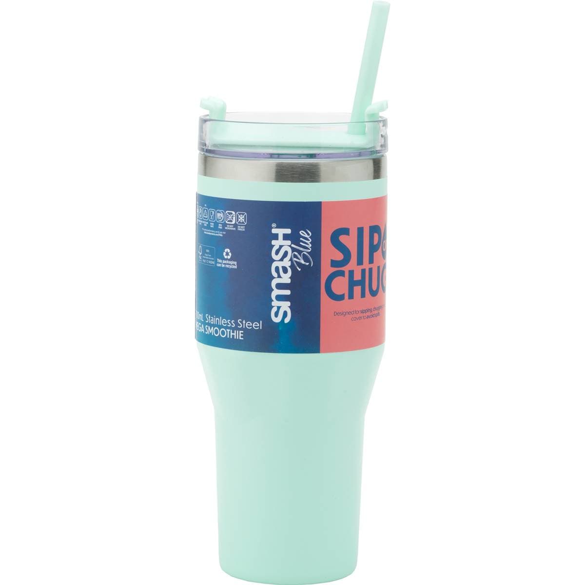 Smash Double Wall Stainless Steel Mega Smoothie Travel Mug 700ml