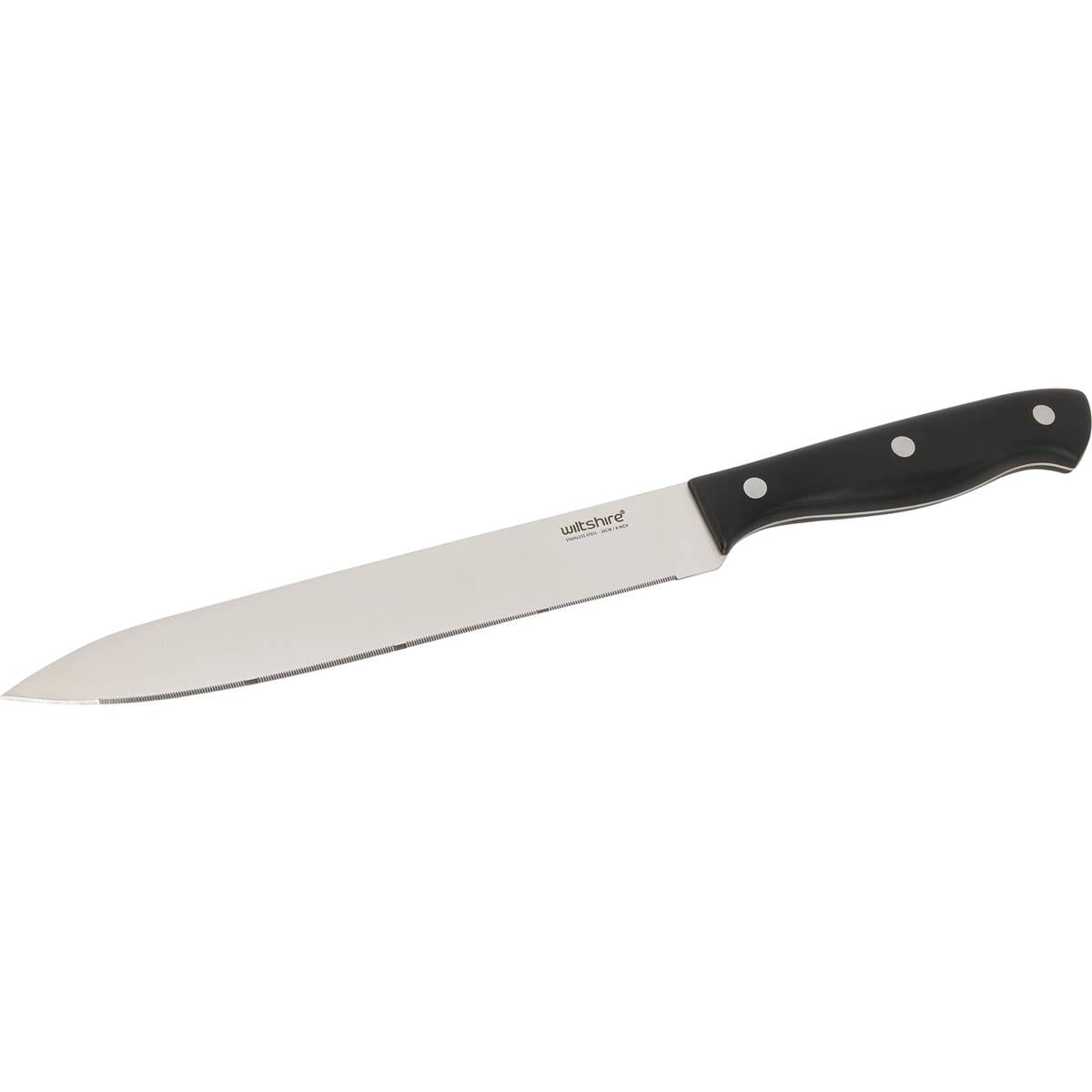 Wiltshire Triple Rivet Carving Knife 20cm Each Woolworths