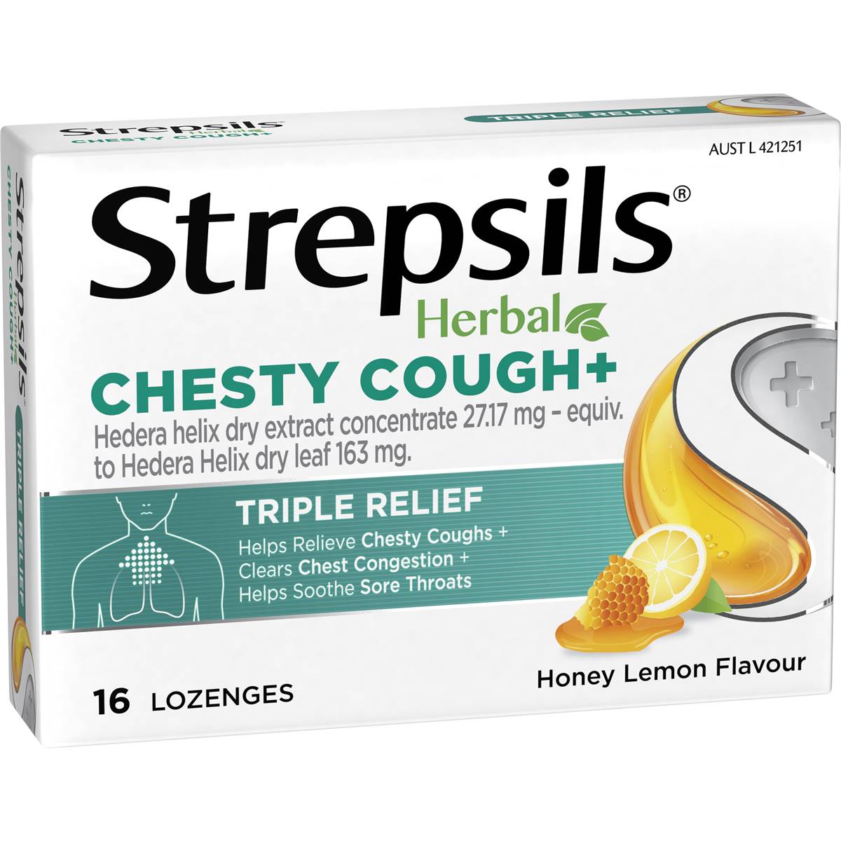 Strepsils Herbal Chesty Cough Lozenges 16 Pack Woolworths