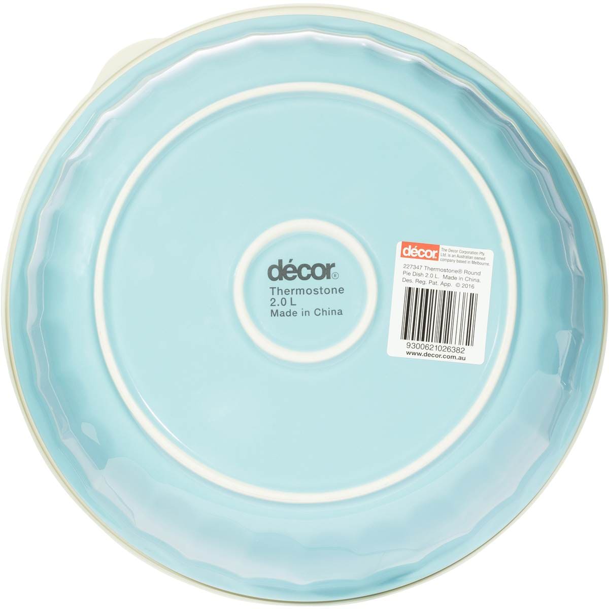 Decor Thermostone Realseal Round Pie Dish 2l Woolworths