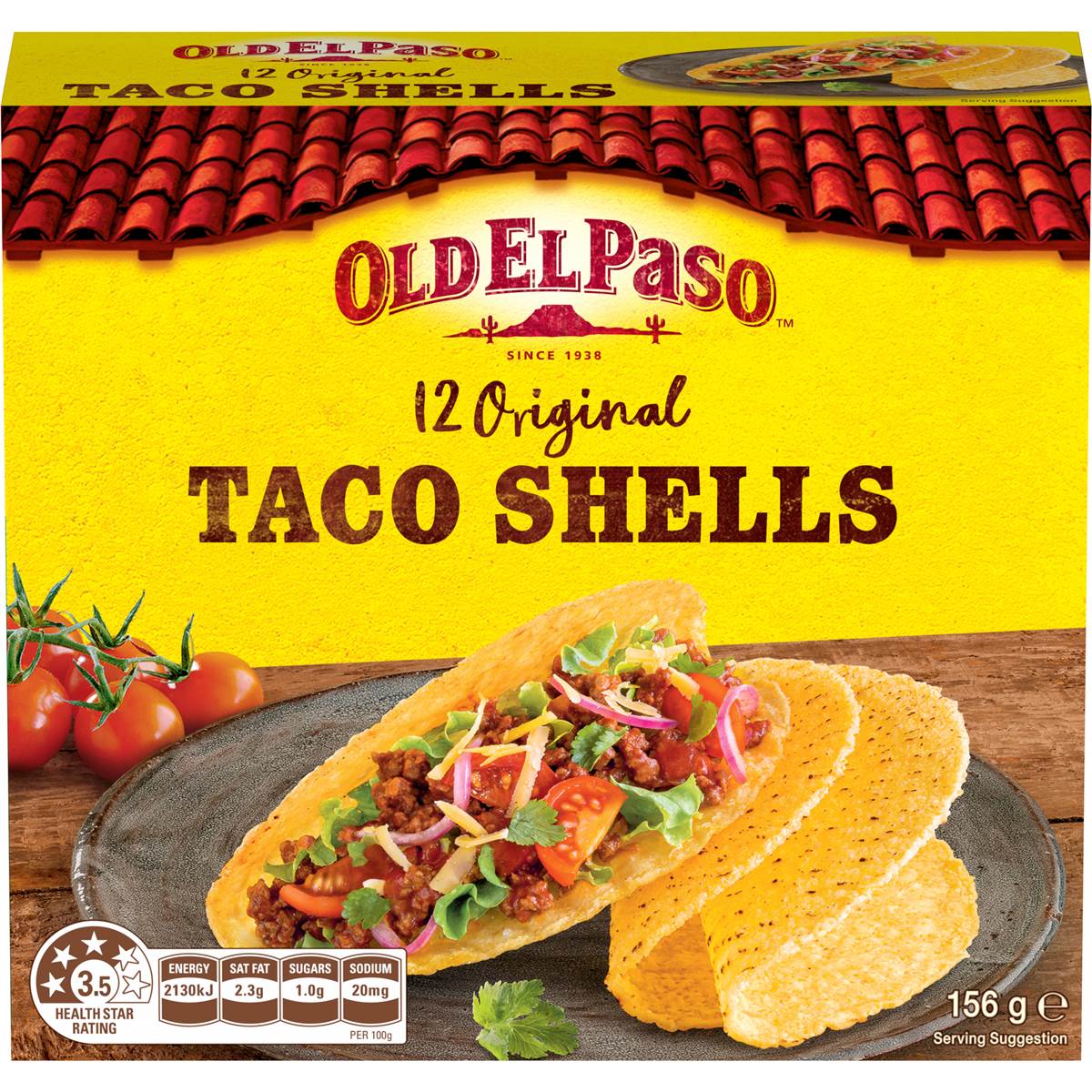 Old El Paso Taco Shells Shell 12 Pack Woolworths 1373