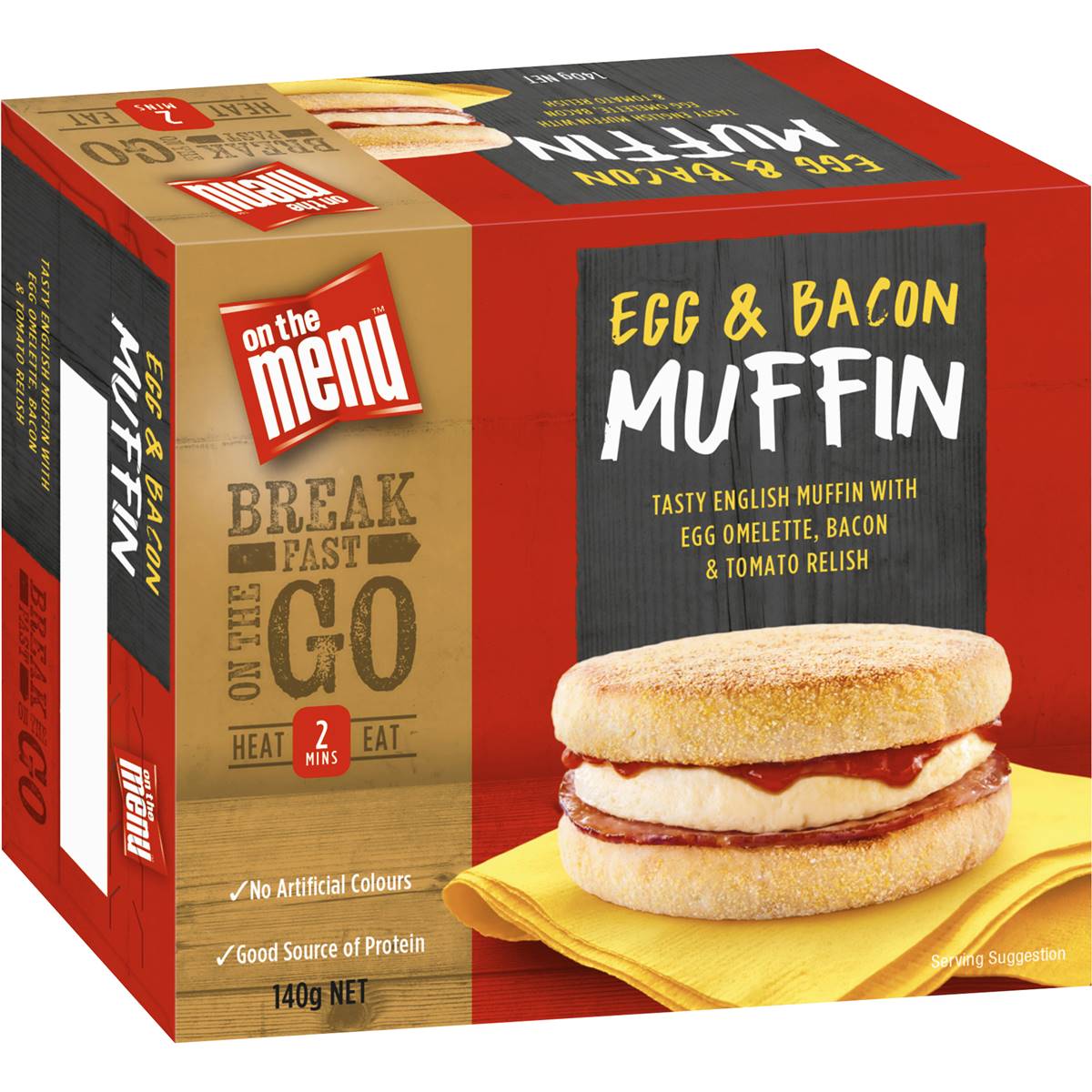 On The Menu Bacon & Egg Muffin Null