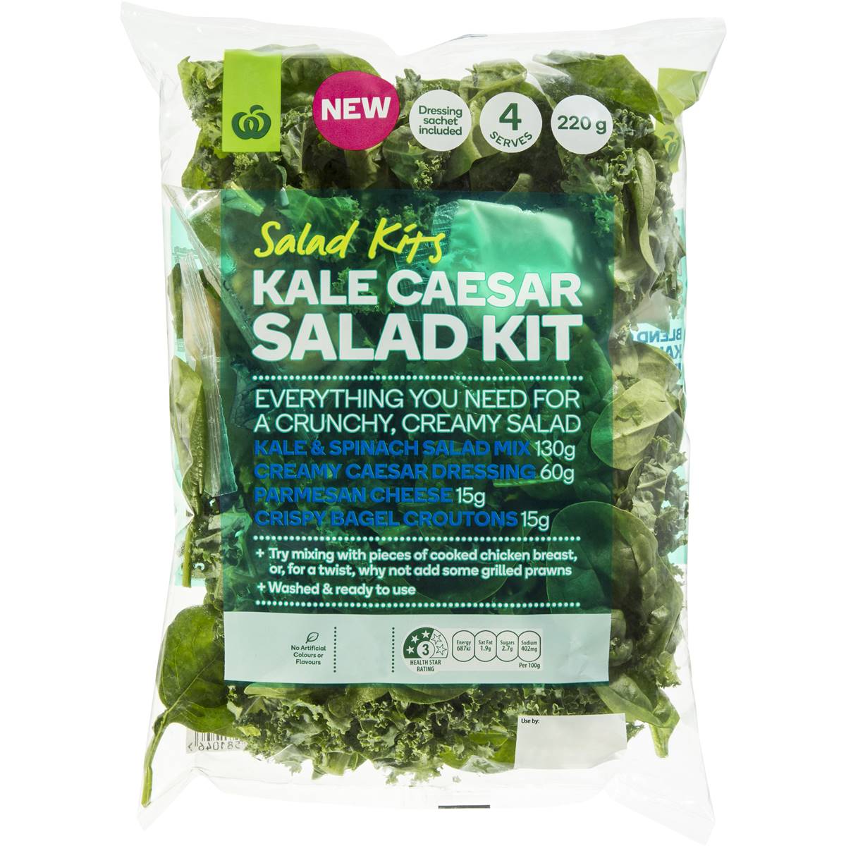 Woolworths Caesar Salad Kit Kale 220g Woolworths