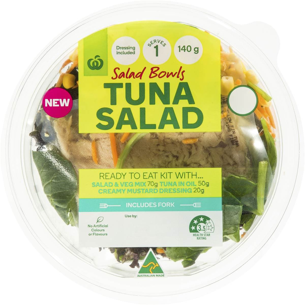 Woolworths Tuna Salad Bowl 140g Woolworths
