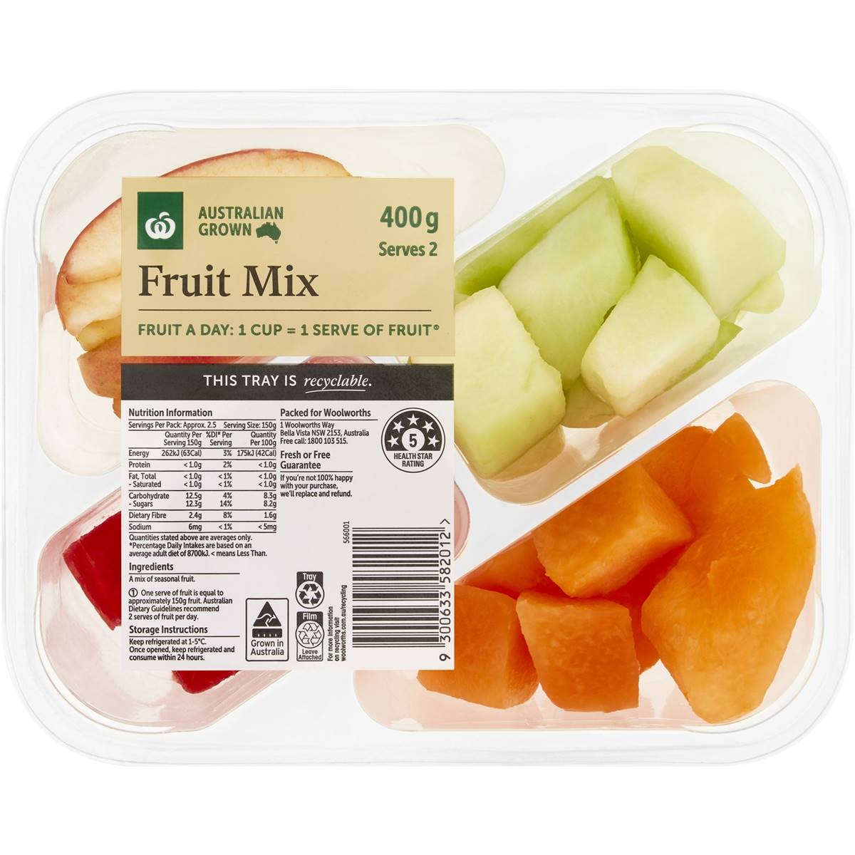 Woolworths Fruit Platter 400g Woolworths