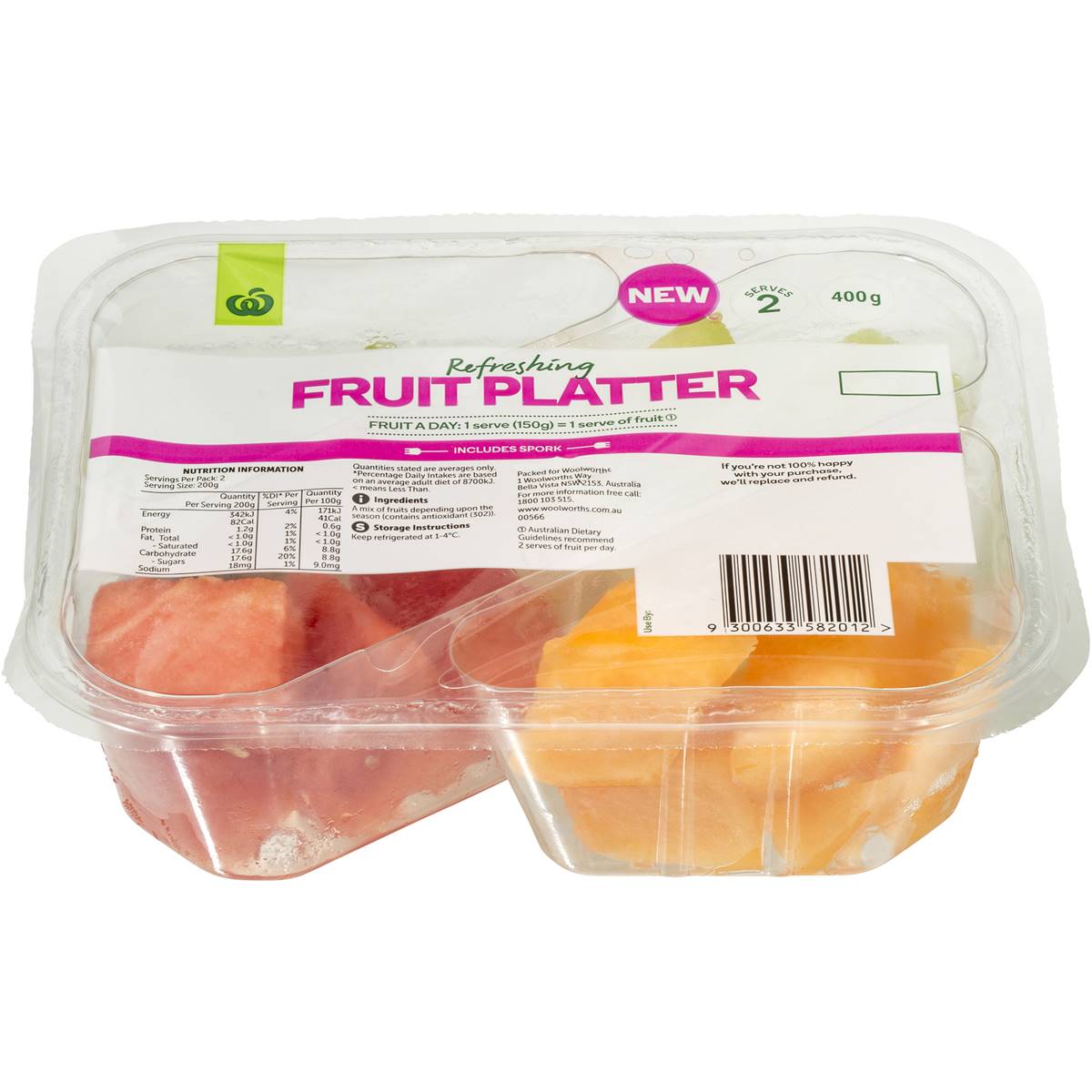 Woolworths Fruit Platter 400g Woolworths