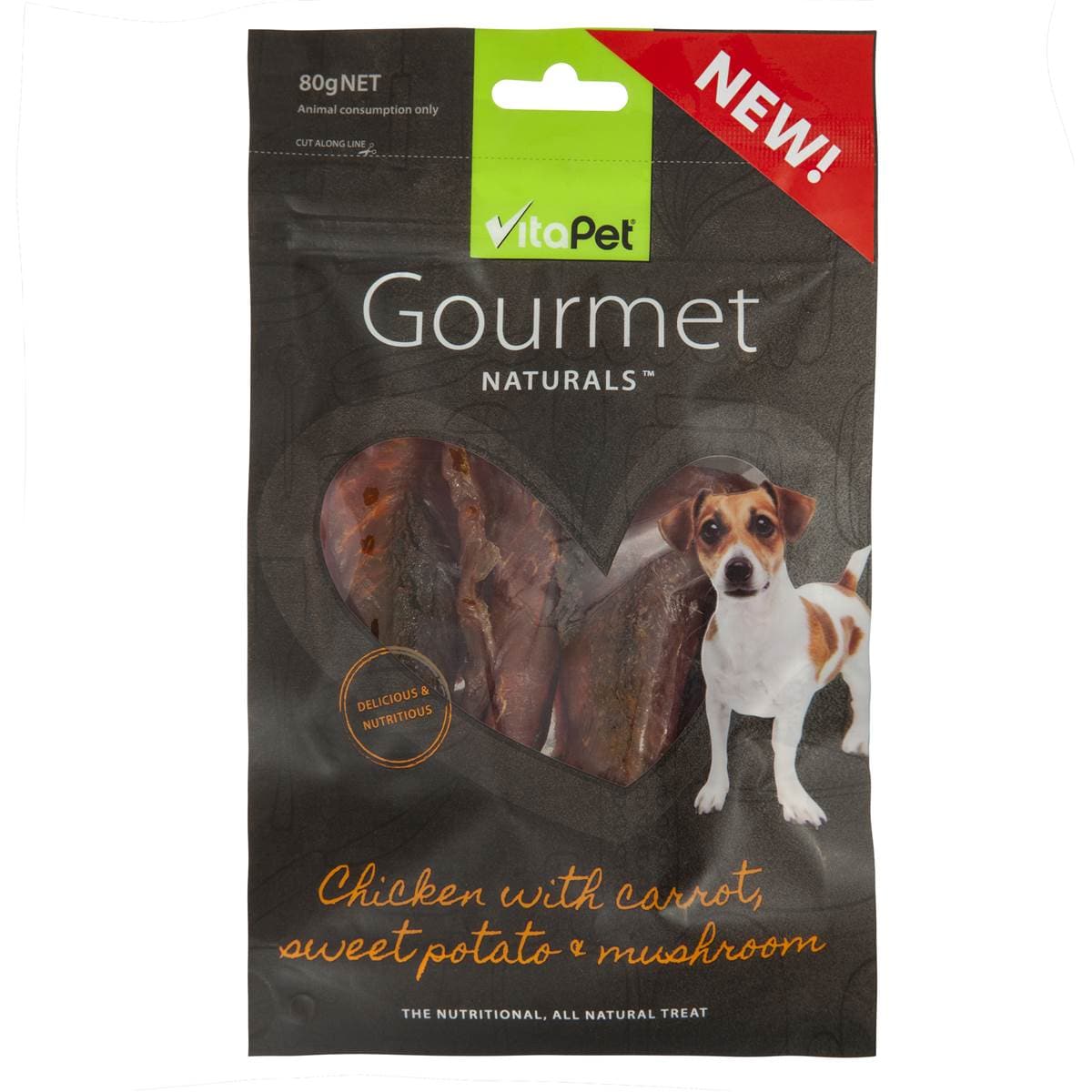 Vitapet Treat Chicken & Carrot 80g Woolworths