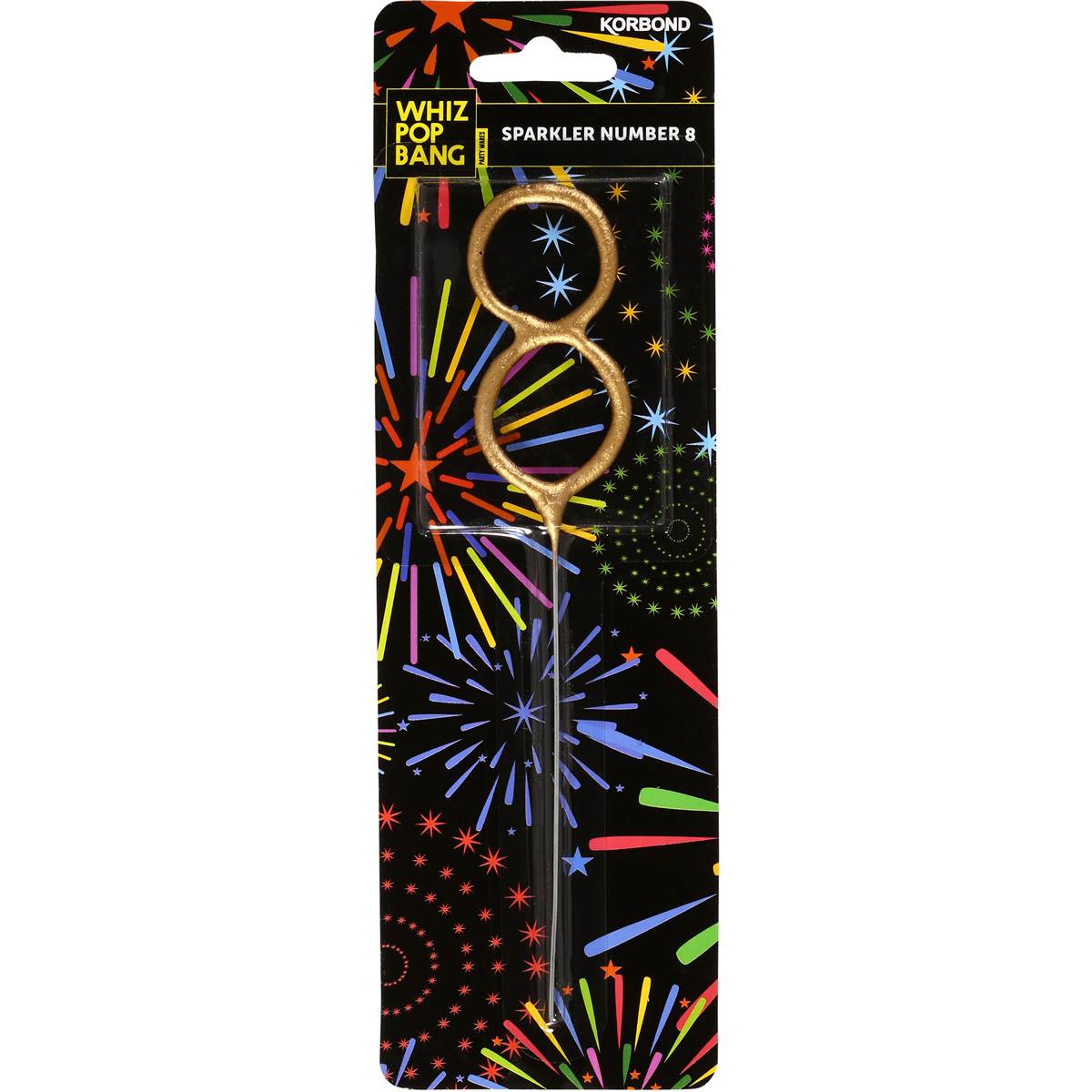 korbond-number-8-gold-or-silver-sparkler-each-woolworths