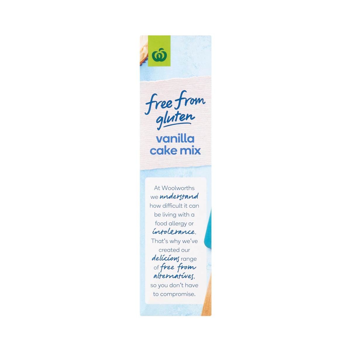 Woolworths Free From Gluten Vanilla Cake Mix 430g | Woolworths
