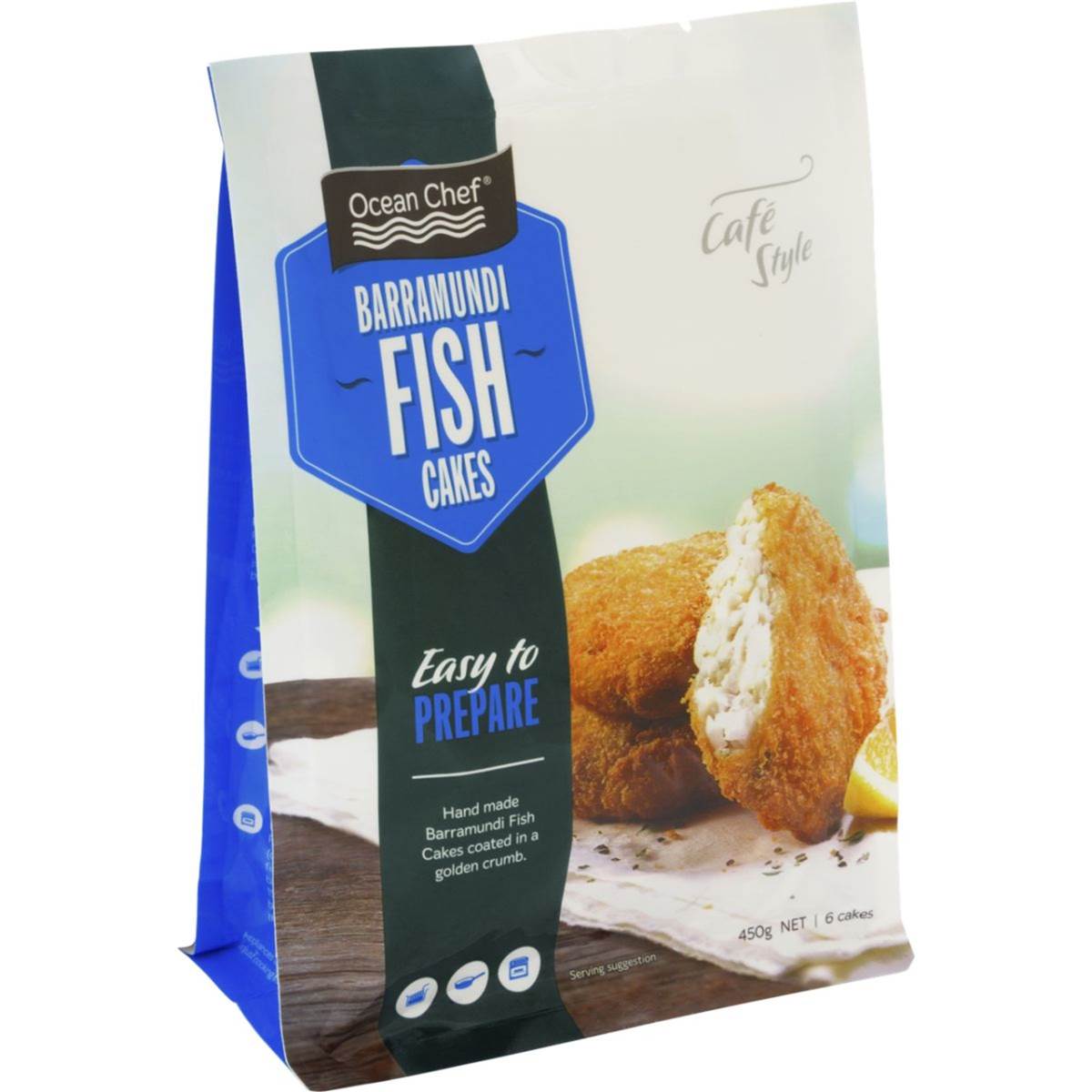 Ocean Chef Barramundi Fish Cakes 450g Woolworths