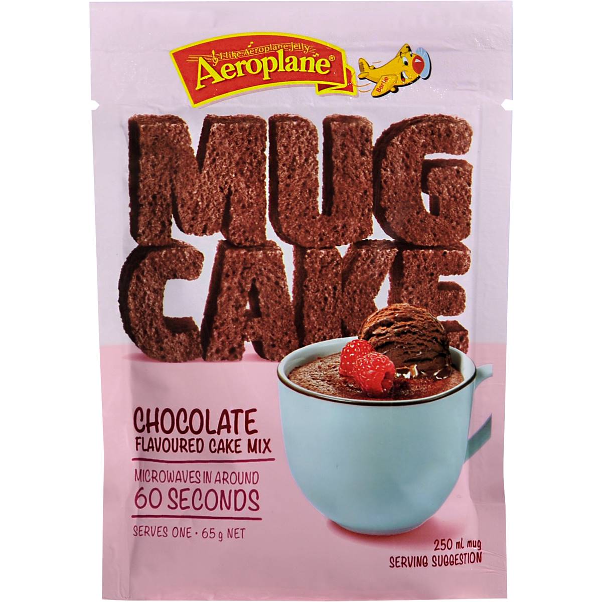 Aeroplane Mug Cake Chocolate