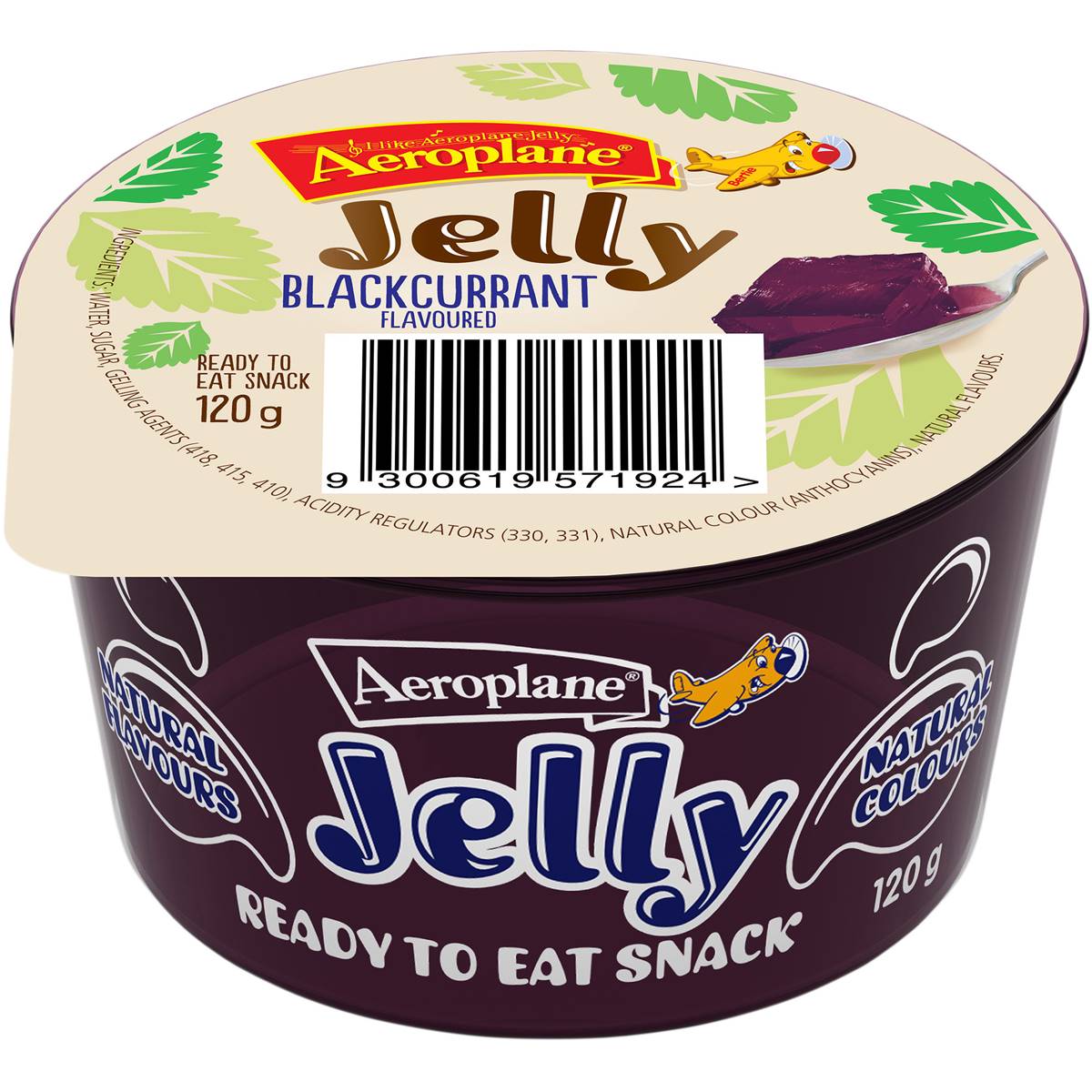 Aeroplane Ready To Eat Jelly Blackcurrant