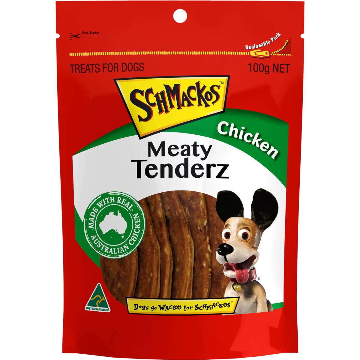 Schmackos Meaty Tenderz Chicken Dog Treats 100g Woolworths