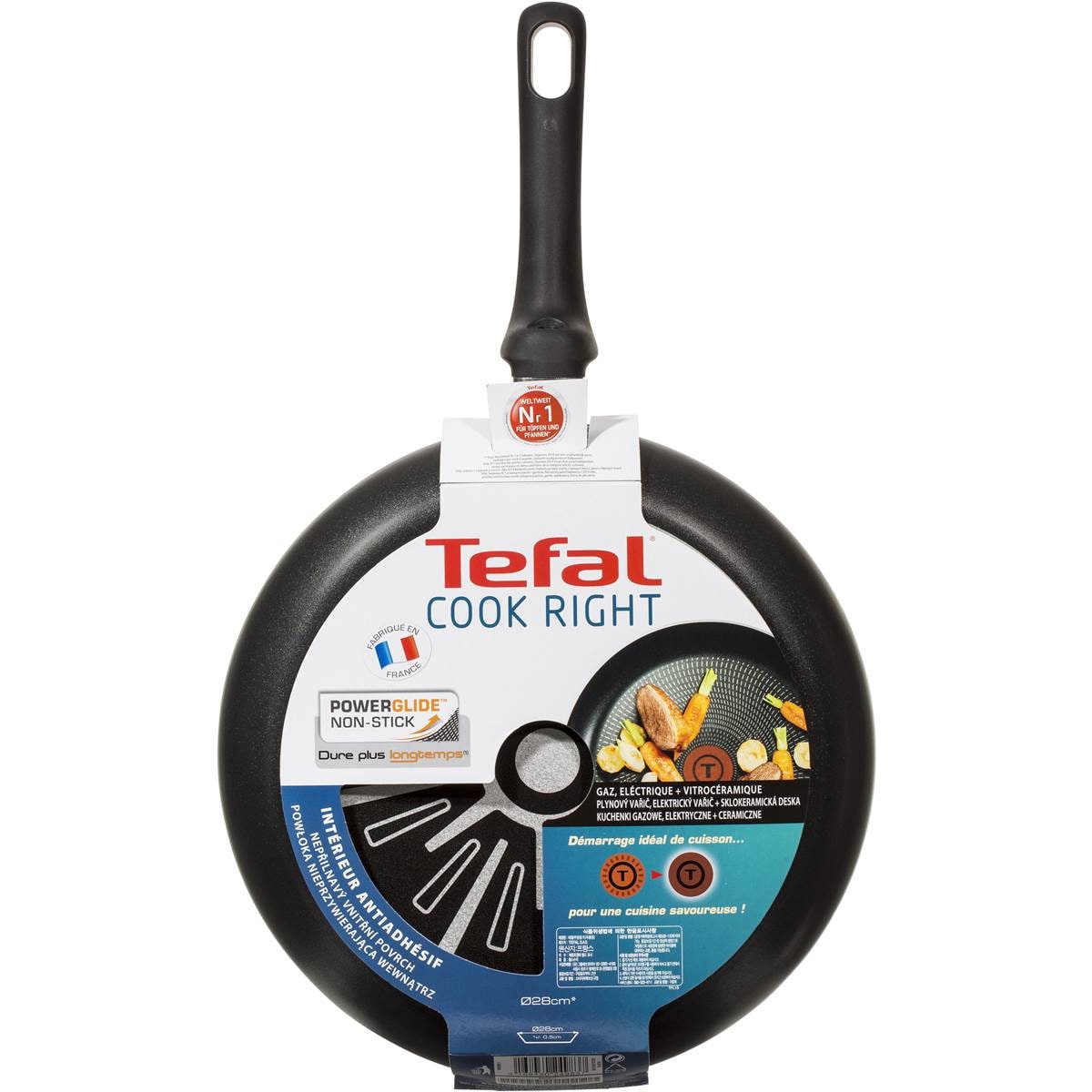 Tefal Cook Right Nonstick Frypan 28cm Each Woolworths
