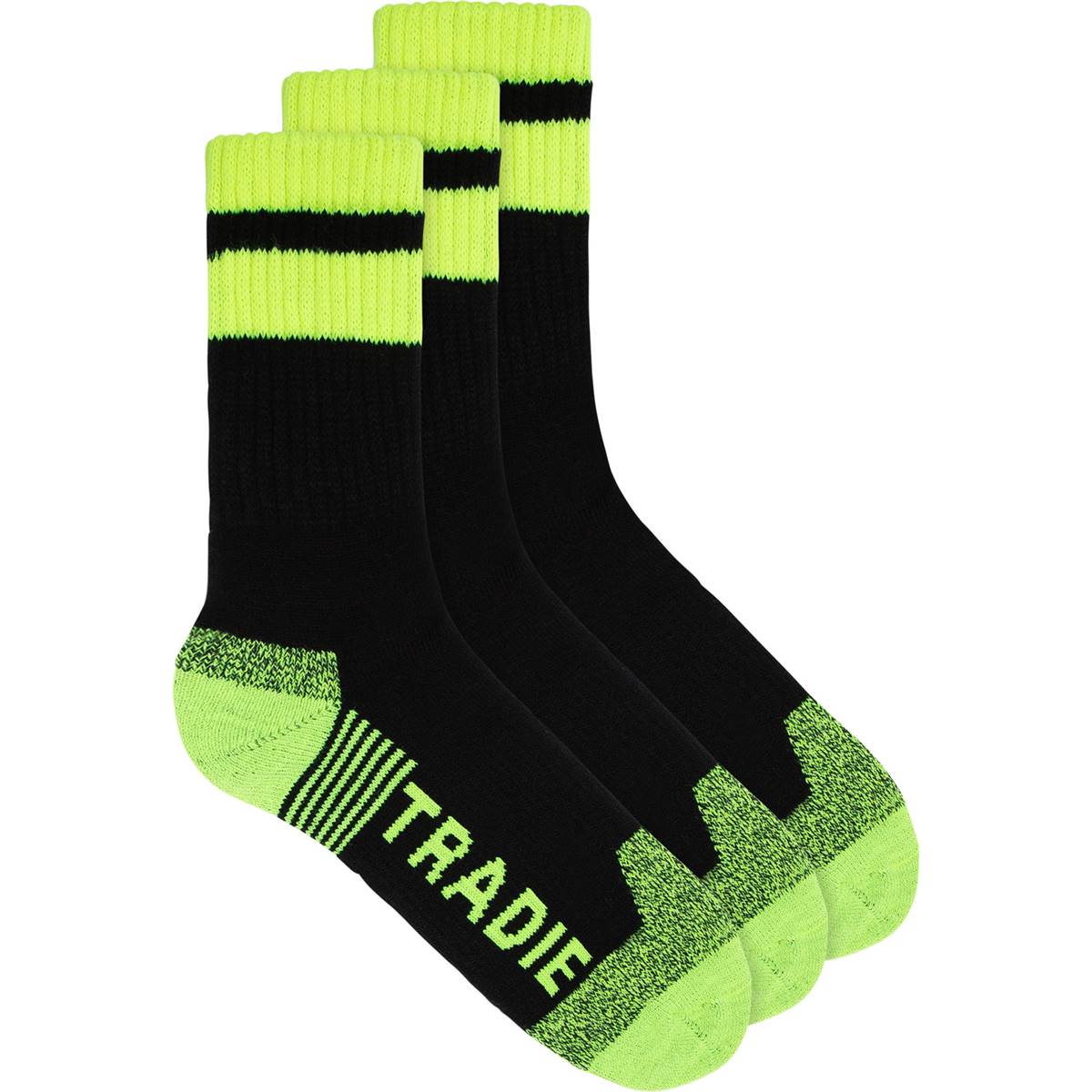 Tradie Men Work Socks Size 710 3 Pack Woolworths