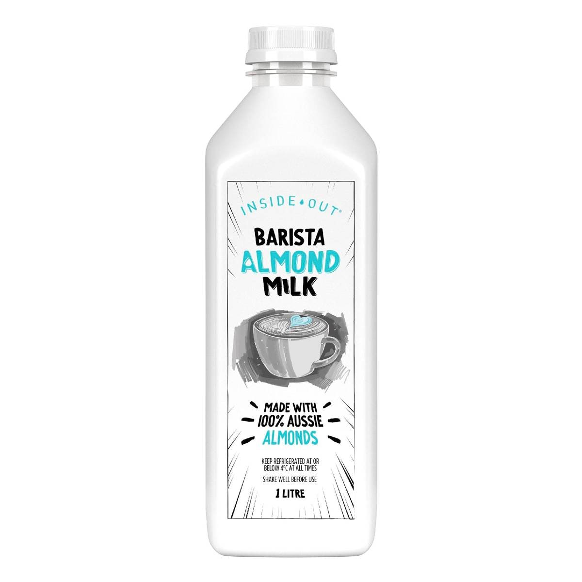 Inside Out Barista Almond Milk 1l Woolworths