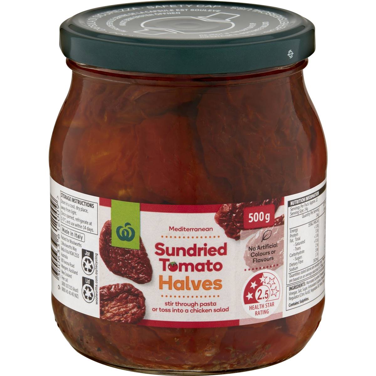 Woolworths Sundried Tomato Halves